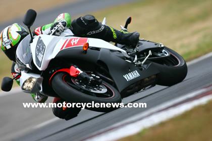 MCN's Trevor Franklin reports from the first test of the 2008 Yamaha R6