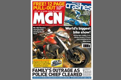 Don't miss the new issue of Motorcycle News, out Wednesday, November 14, 2007