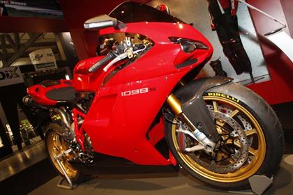 The carbon-fibre clad Ducati 1098S