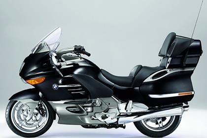 The 2008 BMW K1200LT tourer in night black