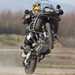 Charley Boorman takes the chance for a sneaky wheelie