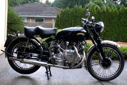 A classic Vincent Rapide motorcycle has been stolen in Oldham