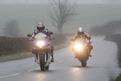 The Highways Agency have warned bikers to be careful on exposed roads