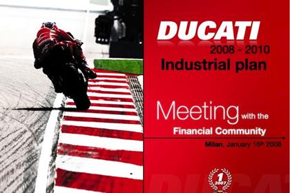 Ducati plan to release 10 new motorcycles by 2010