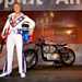 The waxwork of Evel will be on display with a 1972 Harley Davidson XR750