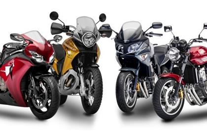 You could be the winner of one of these brand new Honda motorcycles