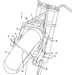 Just one of the drawings for the patent of BMW's uncrashable motorcycle