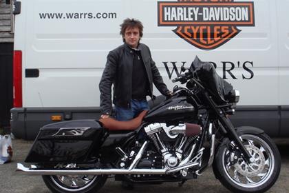 Richard Hammond and his custom Harley Davidson Street Glide