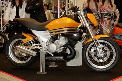 Malaguti's MR250 at the Tokyo Motorcycle Show