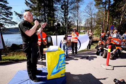 The first Vision Zero road has been hailed a milestone in motorcycle safety