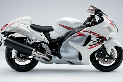 The 2008 Suzuki Hayabusa is available in a limited edition white paint scheme