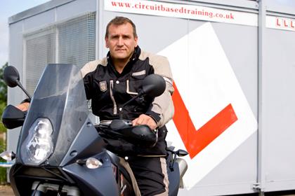 Boss of Donington Park - Simon Gillett had his motorcycle licence lost by the DVLA