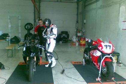 Michael Schumacher has been spotted on a track day in Magny Cours