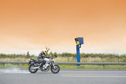 A car collided with a biker at the site of a speed camera in Leeds (library picture)