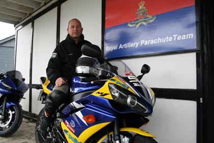 Army Sergeant Richard Green is now the proud owner of a James Toseland replica Yamaha R1