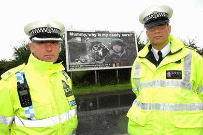 Left: Supt Mick Doyle, Head of Roads Policing, Thames Valley Police and (right) Insp Bob Jarrett, who is leading the Safer Rider campaign