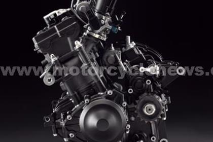 The new 2009 Yamaha R1 'big-bang' engine