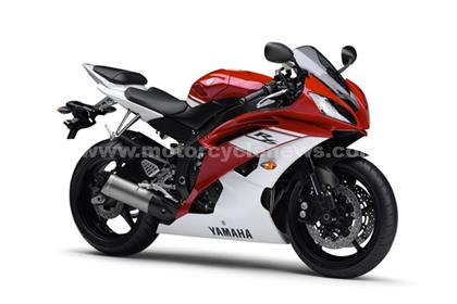 The Yamaha R6 in Racing Red