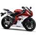 The Yamaha R6 in Racing Red
