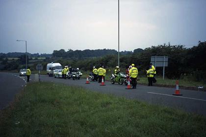 Police are confiscating motorcycles with illegal number plates