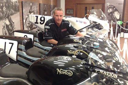 Stuart Garner, the new owner of Norton 