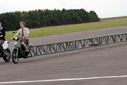 Colin Furze on the world's longest motorcycle