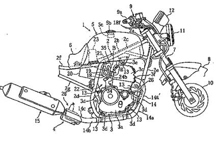 Tucked tightly behind the cylinder and below the fuel injector body is a second tank designed to contain either ethanol or a petrol/ethanol mix such as E85