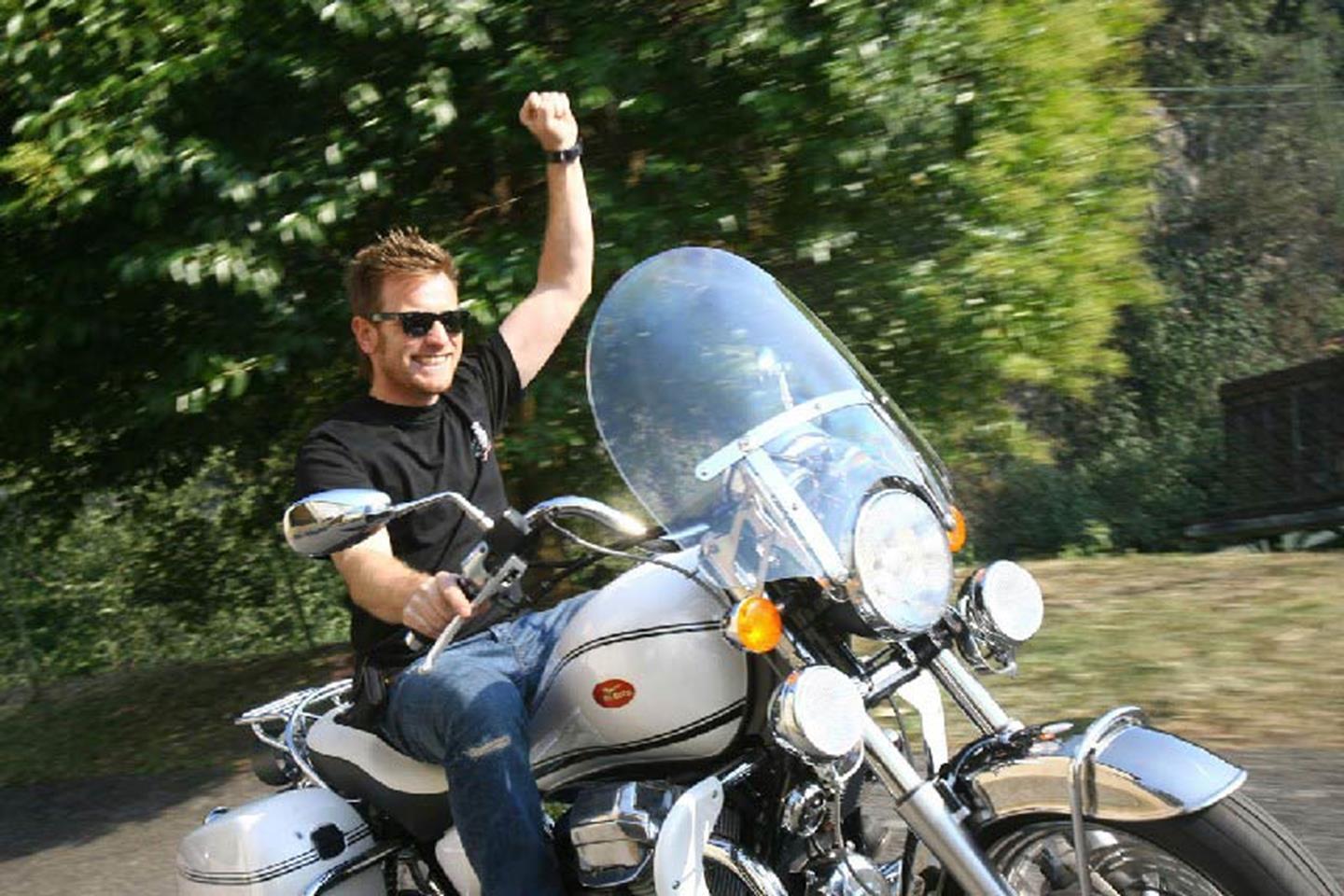 Moto guzzi best sale ewan mcgregor