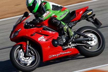 The 2009 Triumph Daytona 675 hits the spot on track and road