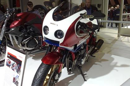 The Honda CB1100R has been a massive hit at the NEC Show