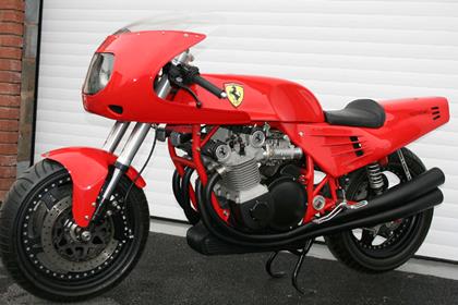 The Ferrari branded motorcycle failed to sell