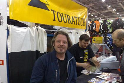 Charley Boorman is at the MCN London Motorcycle Show