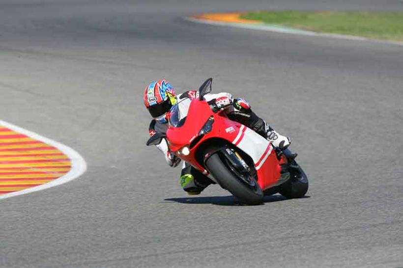 Ducati Desmosedici on track