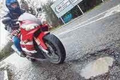 1.5 million potholes after big freeze