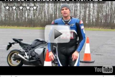 Video: Honda Fireblade ABS v non-ABS