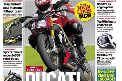 MCN April 1: Ducati Streetfighter tested