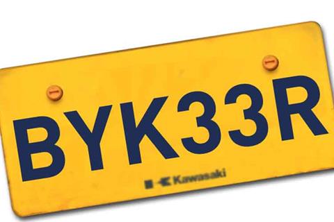 Byk33r number plate up for grabs