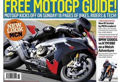 New MCN April 8: Aprilia RSV4 tested