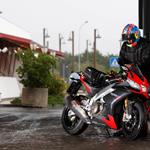 World Exclusive: First ride of the RSV4 on the road  