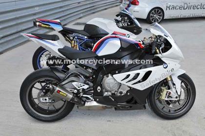 The BMW S1000RR safety bike in Jerez