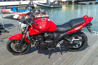 Suzuki launch their new 2009 Bandit on the Isle of Wight