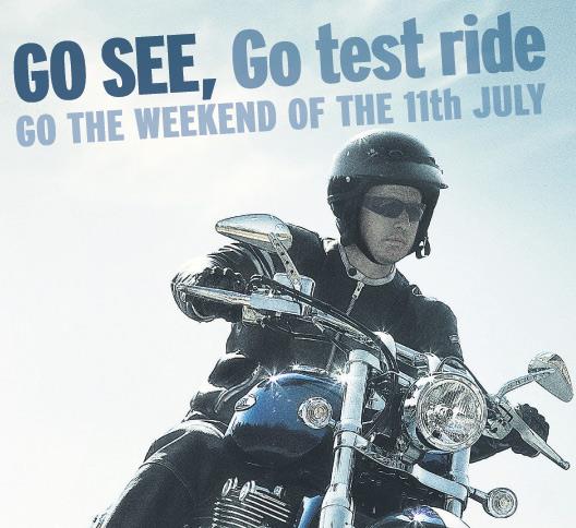 Test ride a Triumph Thunderbird this weekend