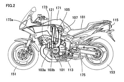 Patents reveal Yamaha's ideas for a turbo diesel bike