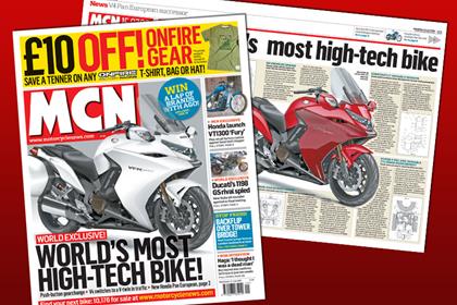 Read all about Honda's V4 tech tourer in this week's MCN