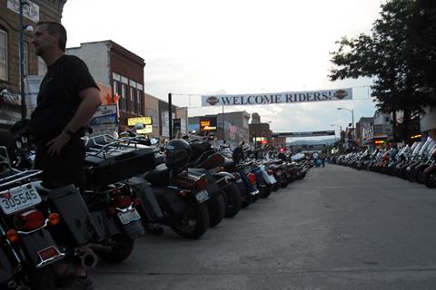 Harley-Davidson fans swarm into Sturgis