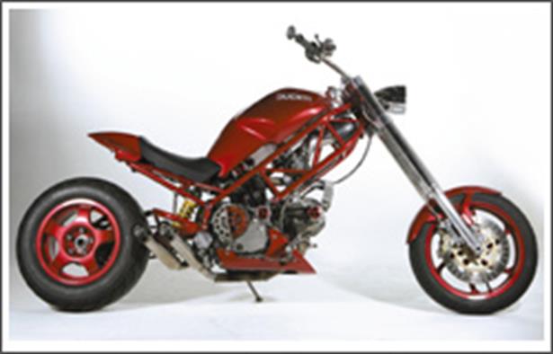 ducati monster chopper