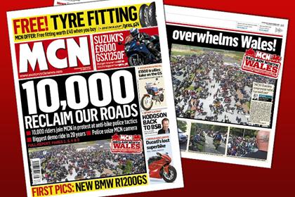 Free tyre fitting voucher when you buy Dunlop tyres in this week's MCN