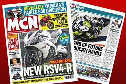 Get a mate in to MCN LIVE! at Skegness for free - details in this weeks paper 