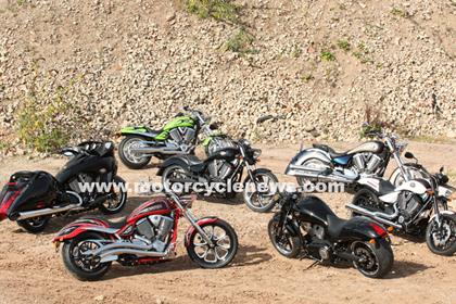 The 2010 Victory Motorcycles range