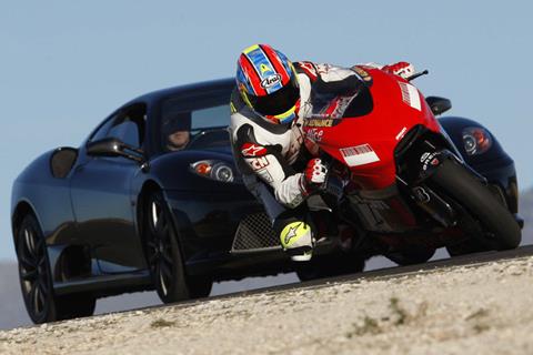 Video teaser: Ducati Desmo vs. Ferrari 430